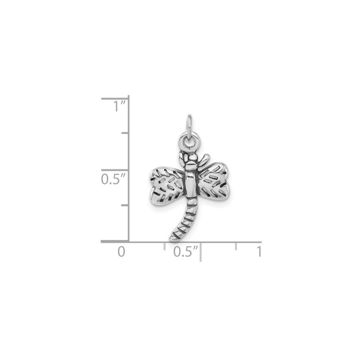 Sterling Silver Dragonfly Pendant with Detailed Wings, Nature-Inspired Spiritual Jewelry for Women