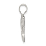 Sterling Silver Butterfly Pendant with Openwork Scroll Design, Nature-Inspired Jewelry for Women