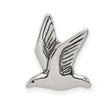 Antiqued Seagull Charm Pendant in Real 925 Sterling Silver