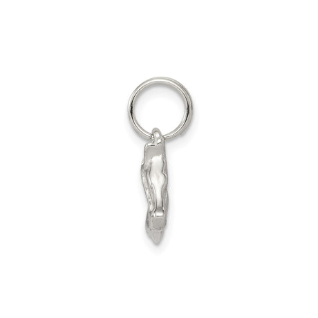 Sterling Silver Horse Head Pendant with Bridle Design, Equestrian Western Style Jewelry
