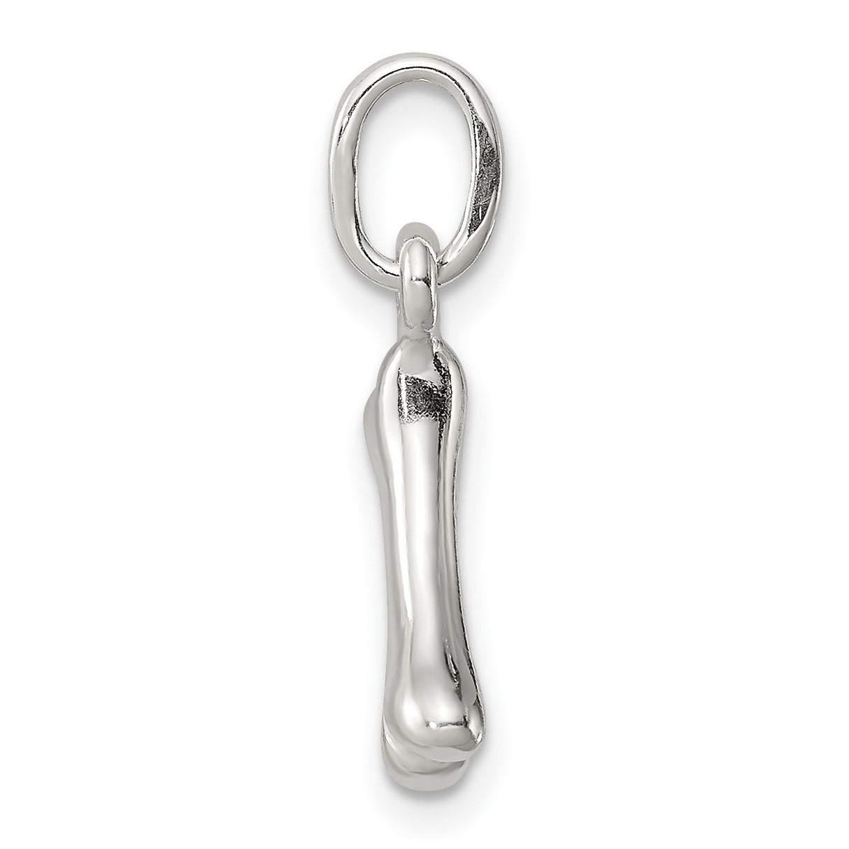 Sterling Silver Bone Pendant, Minimalist Charm, Veterinary and Dog Lover Jewelry