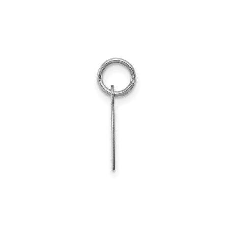 Sterling Silver Initial D Pendant, Cursive Script Letter Charm for Women