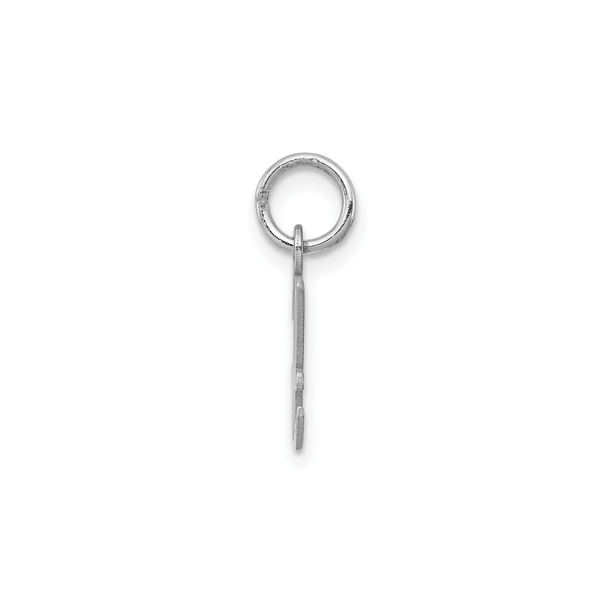 Sterling Silver Initial H Pendant Charm, Script Monogram Design for Women or Unisex Wear