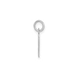 Sterling Silver Chai Pendant, Traditional Hebrew Life Symbol Jewelry for Men or Women