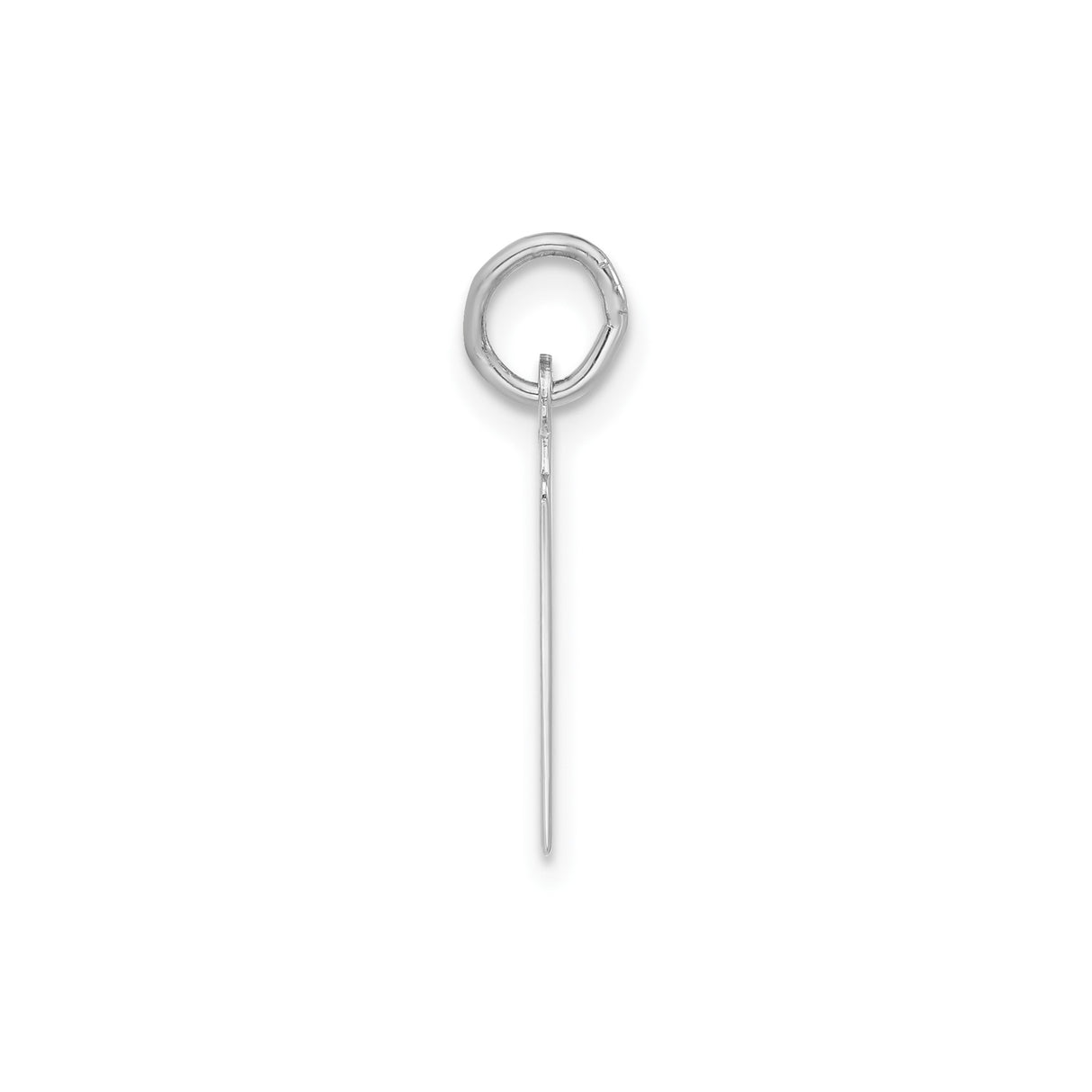Sterling Silver Chai Pendant with Hebrew Symbol of Life, Judaica Religious Charm