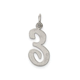 Sterling Silver Letter E Pendant, Cursive Initial Charm, Unisex Monogram Jewelry
