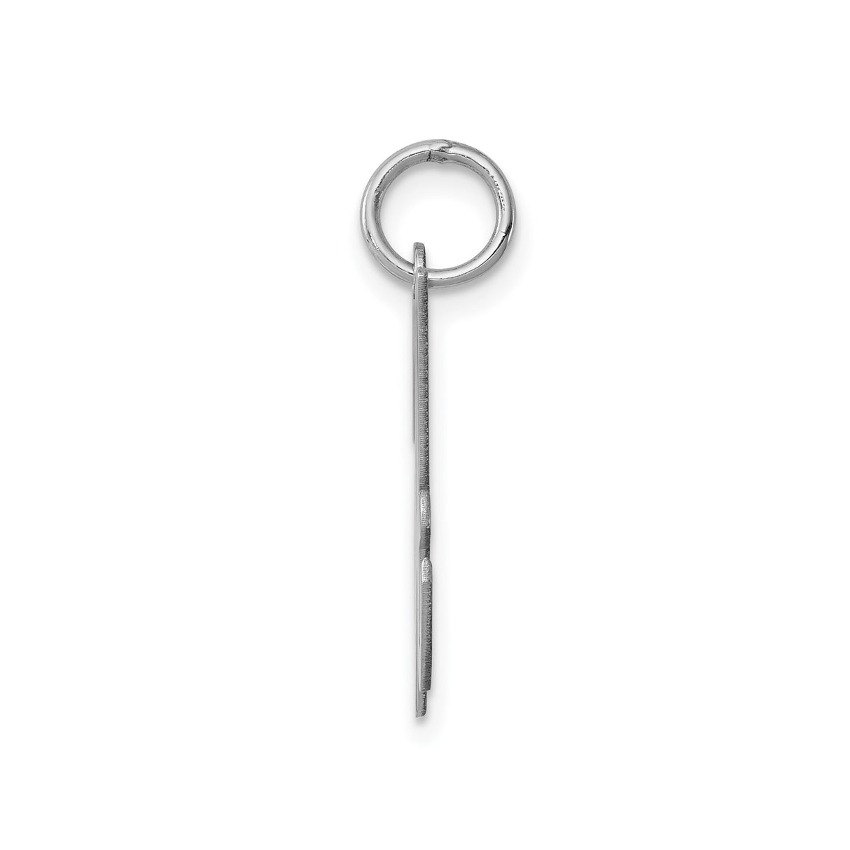 Sterling Silver Initial H Pendant, Script Letter Charm, Dainty Monogram Jewelry