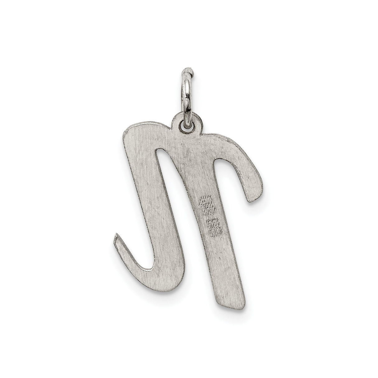 Sterling Silver Pi Pendant, Polished Mathematical Symbol Jewelry for Science and Math Lovers