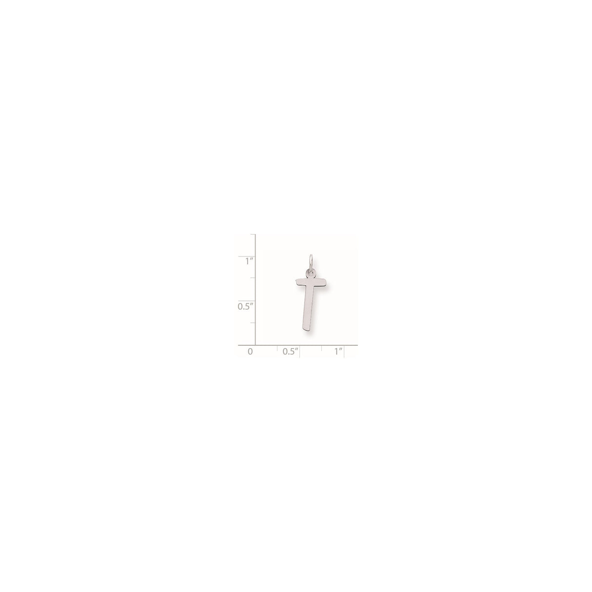 Sterling Silver Cross Pendant, Minimalist Religious Design for Men and Women