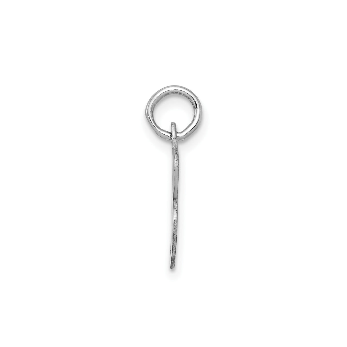 Sterling Silver Letter B Pendant, Script Initial Charm with Monogram Design for Women