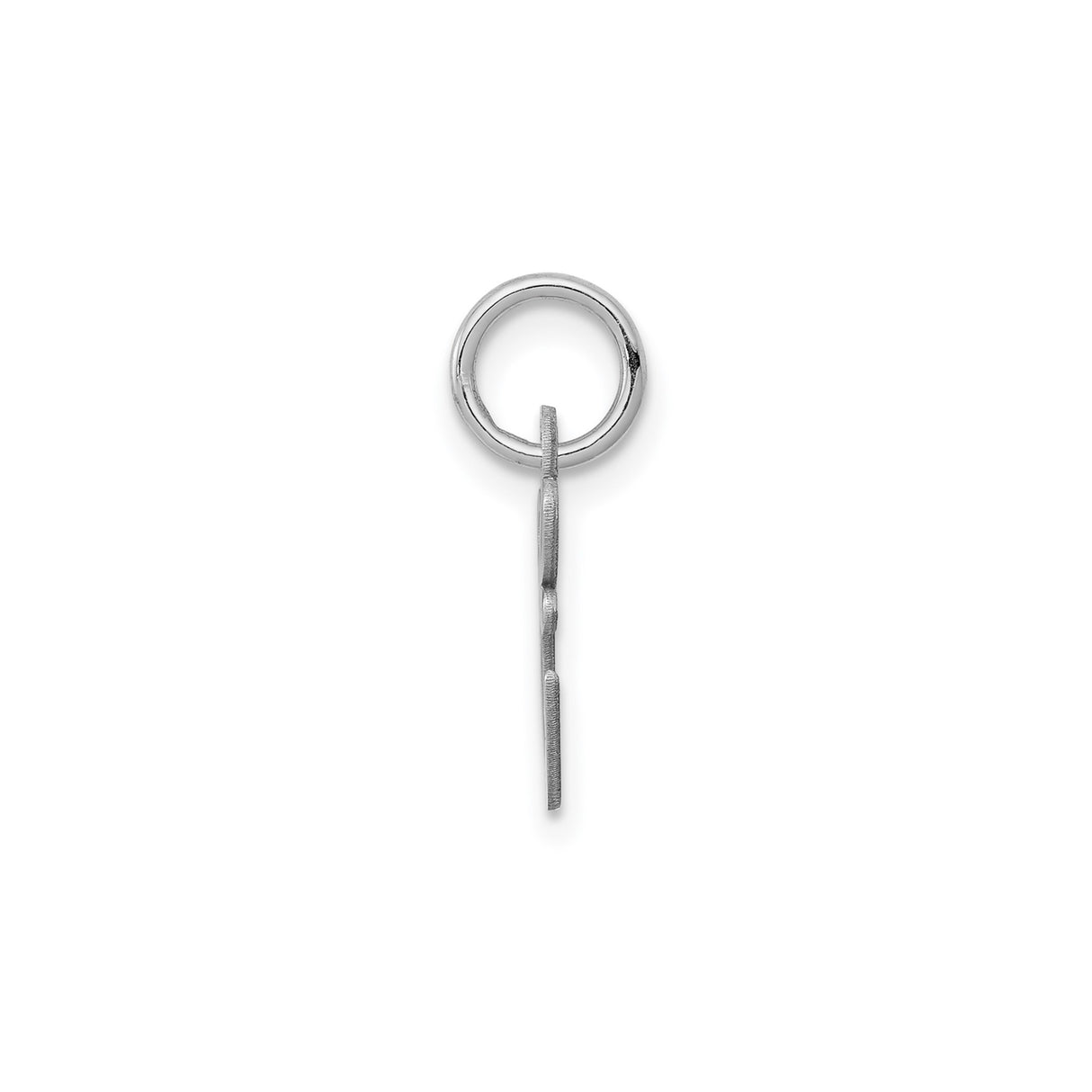 Sterling Silver Script Initial Pendant Charm with Cursive Letter E for Women