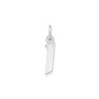 Sterling Silver Khanda Kirpan Pendant with Sword Design, Sikh Religious Symbol Charm