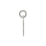 Sterling Silver Initial C Pendant, Script Letter Charm, Minimalist Monogram Jewelry for Women