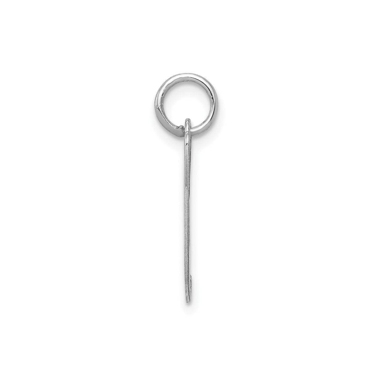 Sterling Silver Initial G Pendant Charm, Script Letter Design, Minimalist Monogram Jewelry