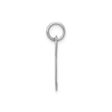 Sterling Silver Initial G Pendant Charm, Script Letter Design, Minimalist Monogram Jewelry