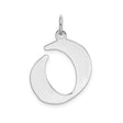 Sterling Silver Ichthys Pendant, Polished Christian Jesus Fish Charm for Men and Women