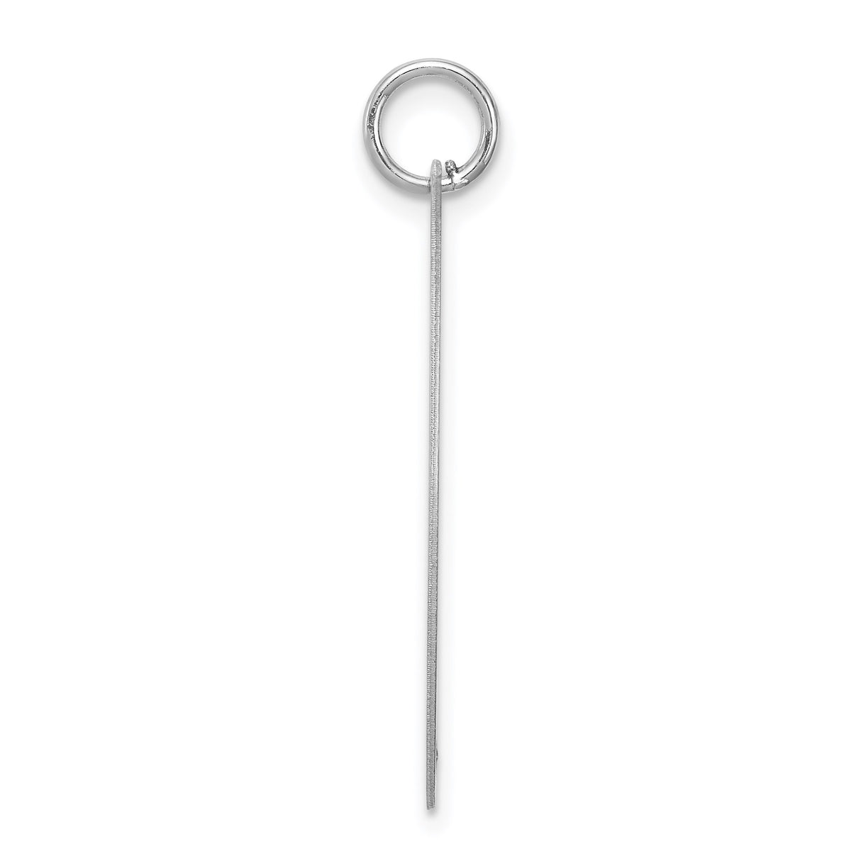 Sterling Silver Letter J Pendant, Script Initial Charm, Minimalist Monogram Jewelry for Women