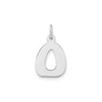 Sterling Silver Ichthys Pendant with Cutout Design, Minimalist Christian Jewelry for Faith