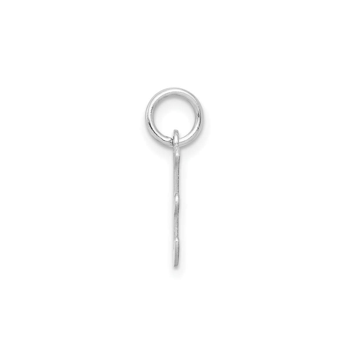 Sterling Silver Letter E Pendant Charm, Script Capital Alphabet, Monogram Style for Women or Unisex