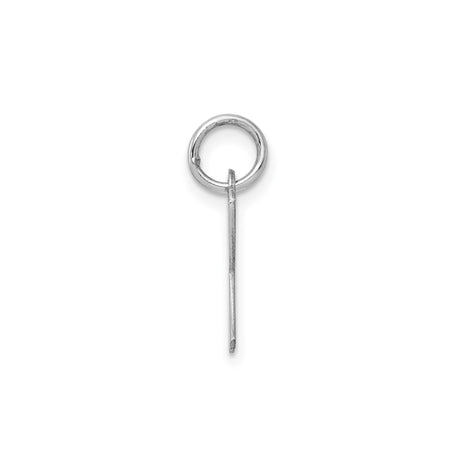 Sterling Silver Letter K Pendant, Lowercase Script Initial Charm for Women or Unisex Wear