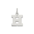 Sterling Silver Letter H Pendant, Bold Block Style Initial Charm for Women or Unisex Use