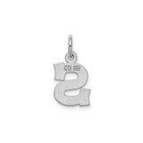 Sterling Silver Dollar Sign Pendant Charm, Polished Hip Hop Statement Jewelry for Men or Unisex