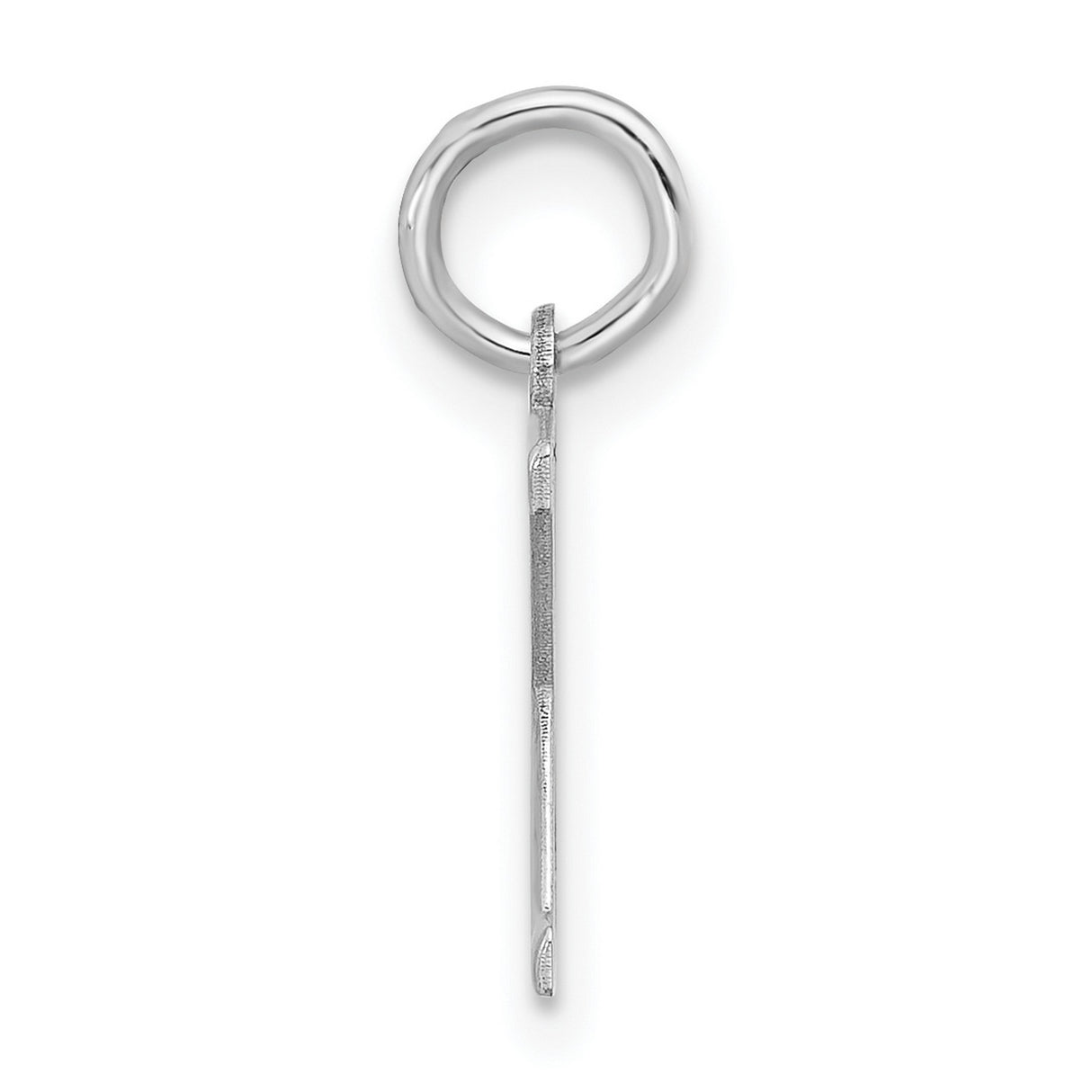 Block Letter X Initial Charm Pendant in Real 925 Sterling Silver