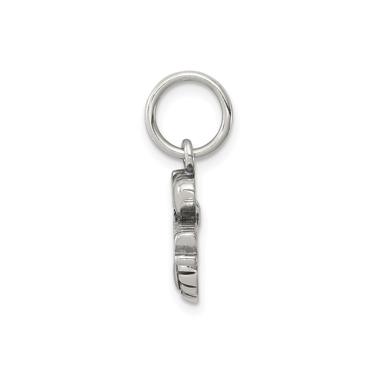Sterling Silver Volleyball Pendant with Heart Charm, Sports Jewelry for Players and Fans