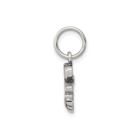 Sterling Silver Volleyball Pendant with Heart Charm, Sports Jewelry for Players and Fans