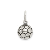 Sterling Silver Soccer Ball Pendant Charm, Sports Jewelry for Players and Fans