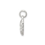 Sterling Silver Winged Skull Pendant with Cubic Zirconia, Gothic Biker Style for Men or Unisex