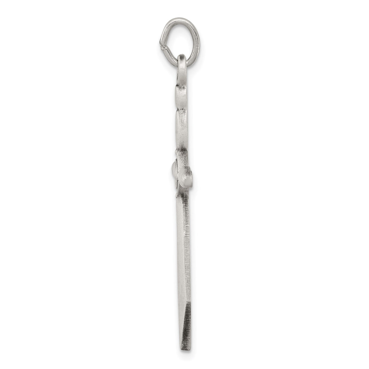 Sterling Silver Cross Pendant with Sword Design, Spiritual Faith Symbol for Men and Women