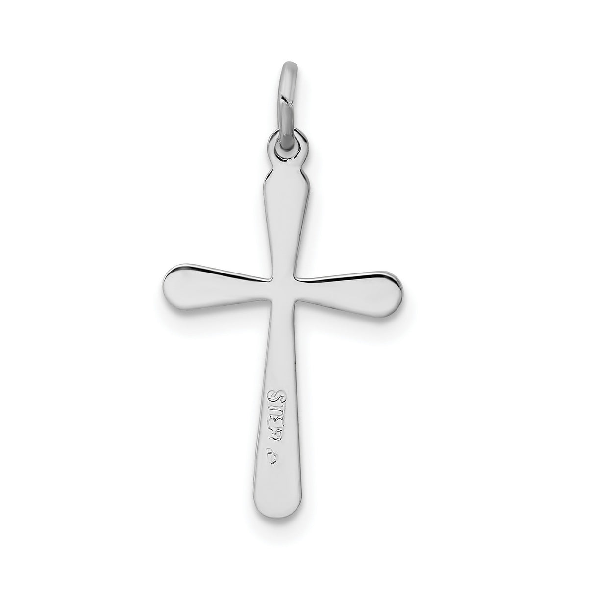 Cross Charm Pendant in Real 925 Sterling Silver