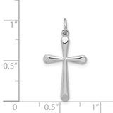 Cross Charm Pendant in Real 925 Sterling Silver