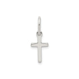 Sterling Silver Cross Pendant, Minimalist Unisex Design for Men and Women