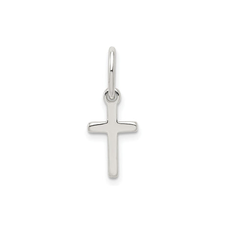Sterling Silver Cross Pendant, Minimalist Unisex Design for Men and Women