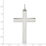 Latin Cross Charm Pendant in Real 925 Sterling Silver