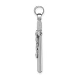 Sterling Silver Crucifix Cross Pendant with Jesus Figure, Religious Christian Jewelry