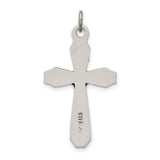 Sterling Silver Crucifix Cross Pendant with INRI Inscription and High Relief Jesus Figure