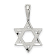 Star of David Charm Pendant in Real 925 Sterling Silver