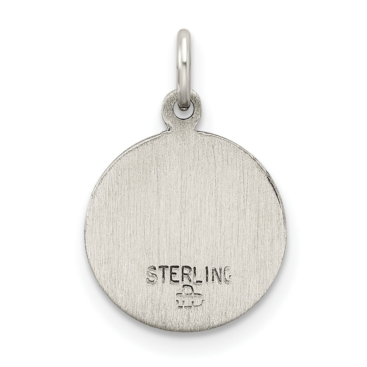Sterling Silver Divino Niño Jesus Pendant with Yo Reinaré Inscription, Catholic Religious Charm