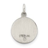 Sterling Silver Divino Niño Jesus Pendant with Yo Reinaré Inscription, Catholic Religious Charm