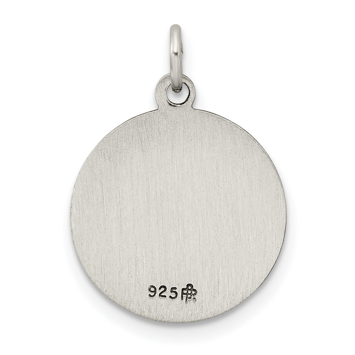 Sterling Silver Pendant, Divino Niño Jesús Yo Reinaré Religious Medallion, Catholic Christian Jewelry