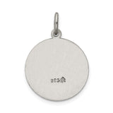 Sterling Silver Pendant, Divino Niño Jesus Catholic Medal with Yo Reinare Engraving