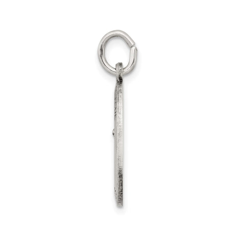 Sterling Silver Infant of Prague Oval Medal Pendant, Catholic Religious Charm