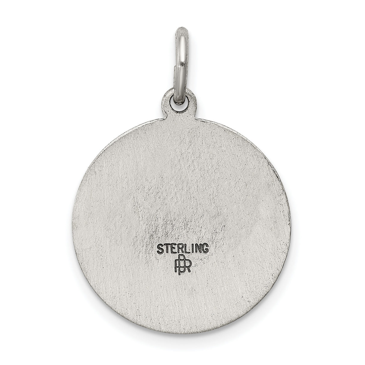 Sterling Silver Raised Jesus Christ Pendant with Crown of Thorns and Radiant Halo