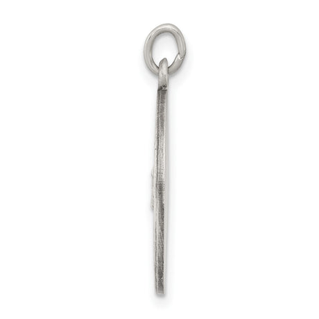 Sterling Silver Jesus Medal Pendant with Crown of Thorns, Christian Faith Devotional Jewelry