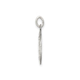 Sterling Silver Miraculous Medal Pendant, Virgin Mary with O Mary Inscription, Catholic Devotional Charm