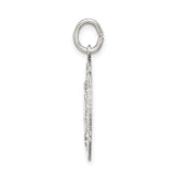 Sterling Silver Miraculous Medal Pendant Featuring Virgin Mary and O Mary Conceived Inscription