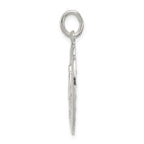 Sterling Silver Miraculous Medal Pendant Featuring Virgin Mary and 1830 Inscription